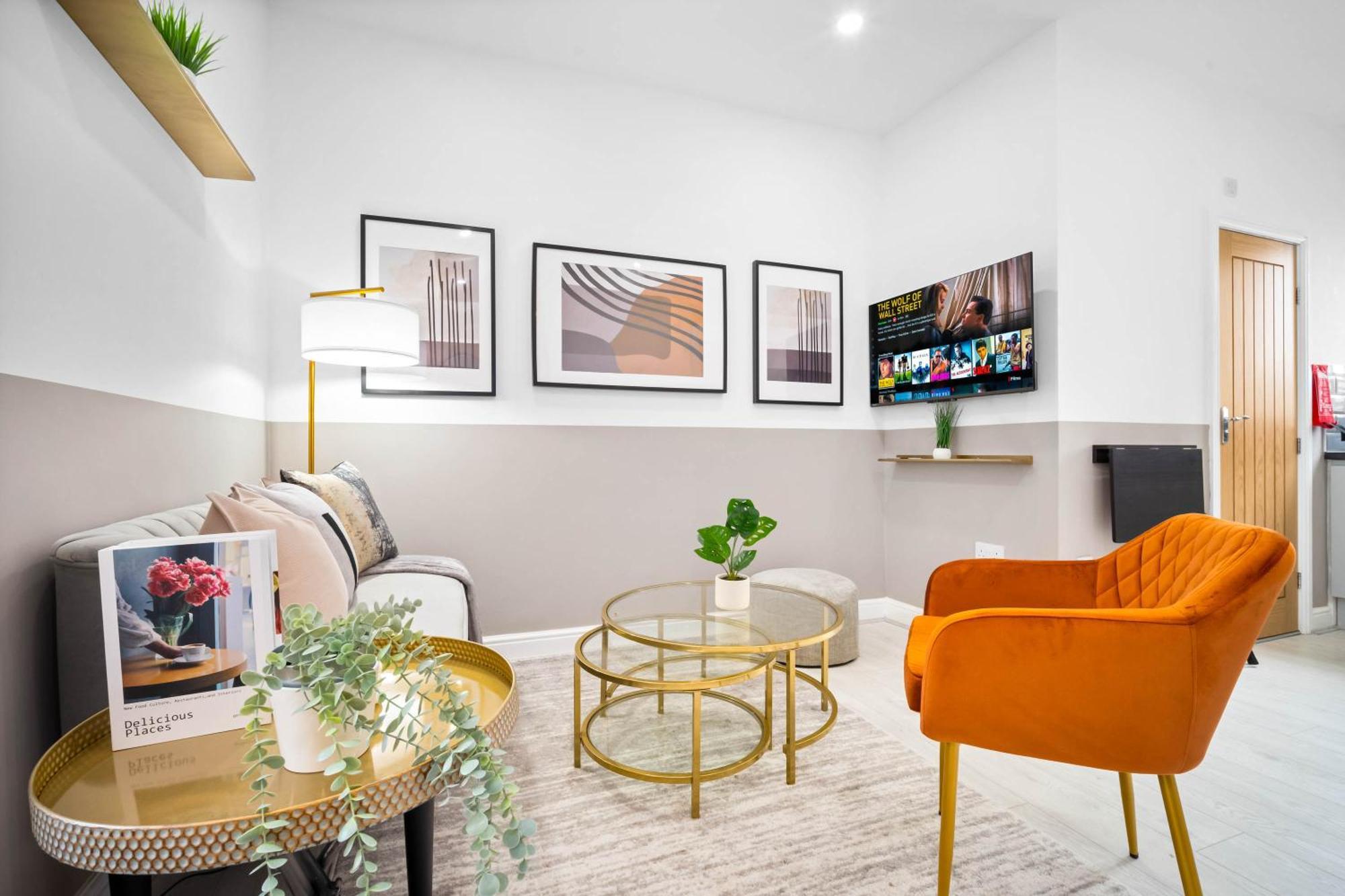 Luxury Apartment - Wifi - Smart Tv - Near City Centre - 2Mr Birmingham Pokoj fotografie